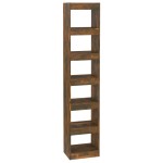vidaXL Bibliotecă/Separator cameră, stejar fumuriu, 40x30x198 cm vidaXL Bibliotecă/Separator cameră, stejar fumuriu, 40x30x198 cm