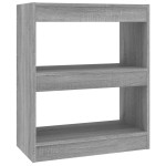 vidaXL Bibliotecă/Separator cameră, gri sonoma, 60x30x72 cm, PAL vidaXL Bibliotecă/Separator cameră, gri sonoma, 60x30x72 cm, PAL