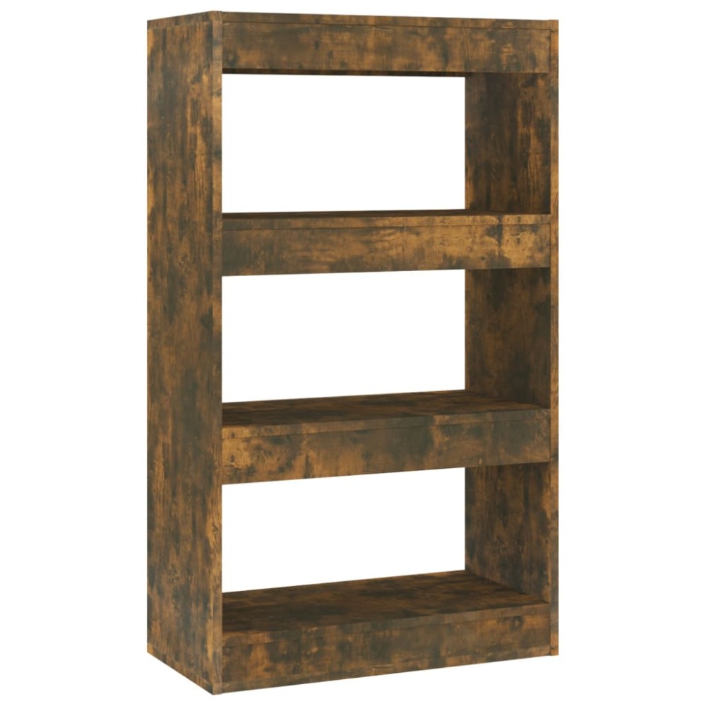 vidaXL Bibliotecă/Separator cameră, stejar fumuriu, 60x30x103 cm PAL