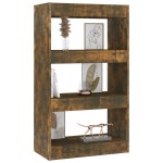 vidaXL Bibliotecă/Separator cameră, stejar fumuriu, 60x30x103 cm PAL vidaXL Bibliotecă/Separator cameră, stejar fumuriu, 60x30x103 cm PAL