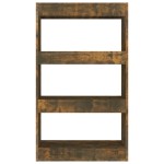 vidaXL Bibliotecă/Separator cameră, stejar fumuriu, 60x30x103 cm PAL vidaXL Bibliotecă/Separator cameră, stejar fumuriu, 60x30x103 cm PAL