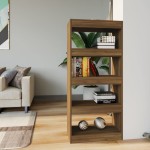 vidaXL Bibliotecă/Separator stejar maro, 60x30x135 cm, lemn prelucrat vidaXL Bibliotecă/Separator stejar maro, 60x30x135 cm, lemn prelucrat