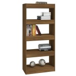 vidaXL Bibliotecă/Separator stejar maro, 60x30x135 cm, lemn prelucrat vidaXL Bibliotecă/Separator stejar maro, 60x30x135 cm, lemn prelucrat