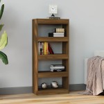 vidaXL Bibliotecă/Separator stejar maro, 60x30x135 cm, lemn prelucrat vidaXL Bibliotecă/Separator stejar maro, 60x30x135 cm, lemn prelucrat
