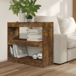 vidaXL Bibliotecă/Separator cameră, stejar fumuriu, 80x30x72 cm, PAL vidaXL Bibliotecă/Separator cameră, stejar fumuriu, 80x30x72 cm, PAL