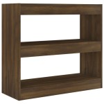 vidaXL Bibliotecă/Separator cameră, stejar maro, 80x30x72 cm, PAL vidaXL Bibliotecă/Separator cameră, stejar maro, 80x30x72 cm, PAL