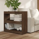 vidaXL Bibliotecă/Separator cameră, stejar maro, 80x30x72 cm, PAL vidaXL Bibliotecă/Separator cameră, stejar maro, 80x30x72 cm, PAL