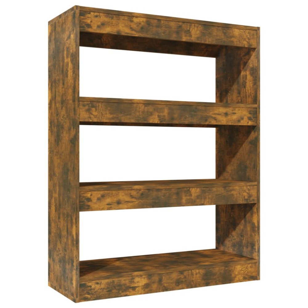 vidaXL Bibliotecă/Separator cameră, stejar, 80x30x103cm, lemn compozit