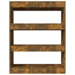 vidaXL Bibliotecă/Separator cameră, stejar, 80x30x103cm, lemn compozit vidaXL Bibliotecă/Separator cameră, stejar, 80x30x103cm, lemn compozit