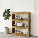 vidaXL Bibliotecă/Separator cameră, stejar, 80x30x103cm, lemn compozit vidaXL Bibliotecă/Separator cameră, stejar, 80x30x103cm, lemn compozit