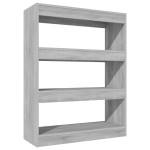 vidaXL Bibliotecă/Separator de cameră stejar 80x30x103cm lemn compozit vidaXL Bibliotecă/Separator de cameră stejar 80x30x103cm lemn compozit