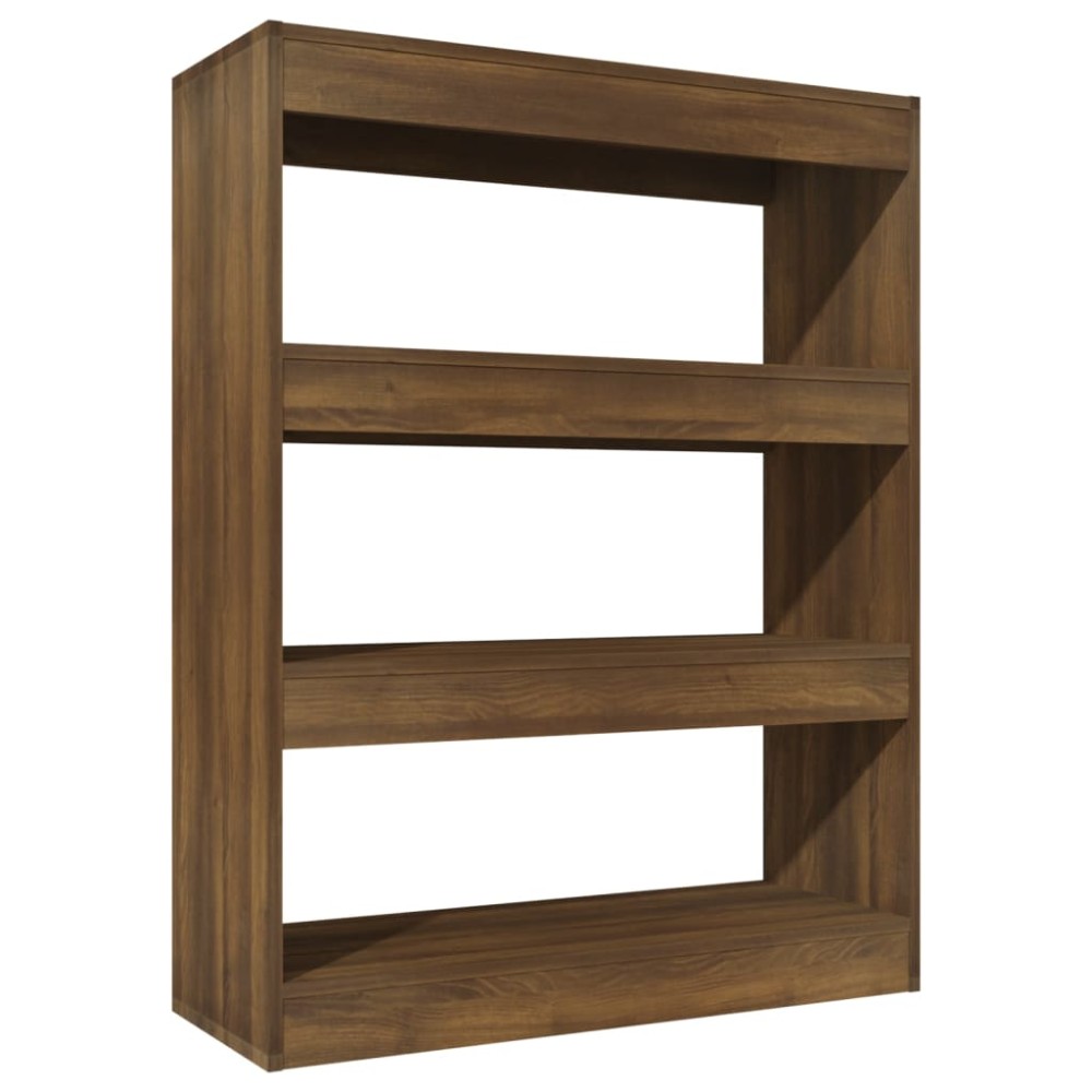 vidaXL Bibliotecă/Separator cameră, stejar,  80x30x103cm lemn compozit
