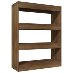 vidaXL Bibliotecă/Separator cameră, stejar, 80x30x103cm lemn compozit vidaXL Bibliotecă/Separator cameră, stejar, 80x30x103cm lemn compozit