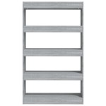 vidaXL Bibliotecă/Separator cameră, gri sonoma, 80x30x135 cm, PAL vidaXL Bibliotecă/Separator cameră, gri sonoma, 80x30x135 cm, PAL