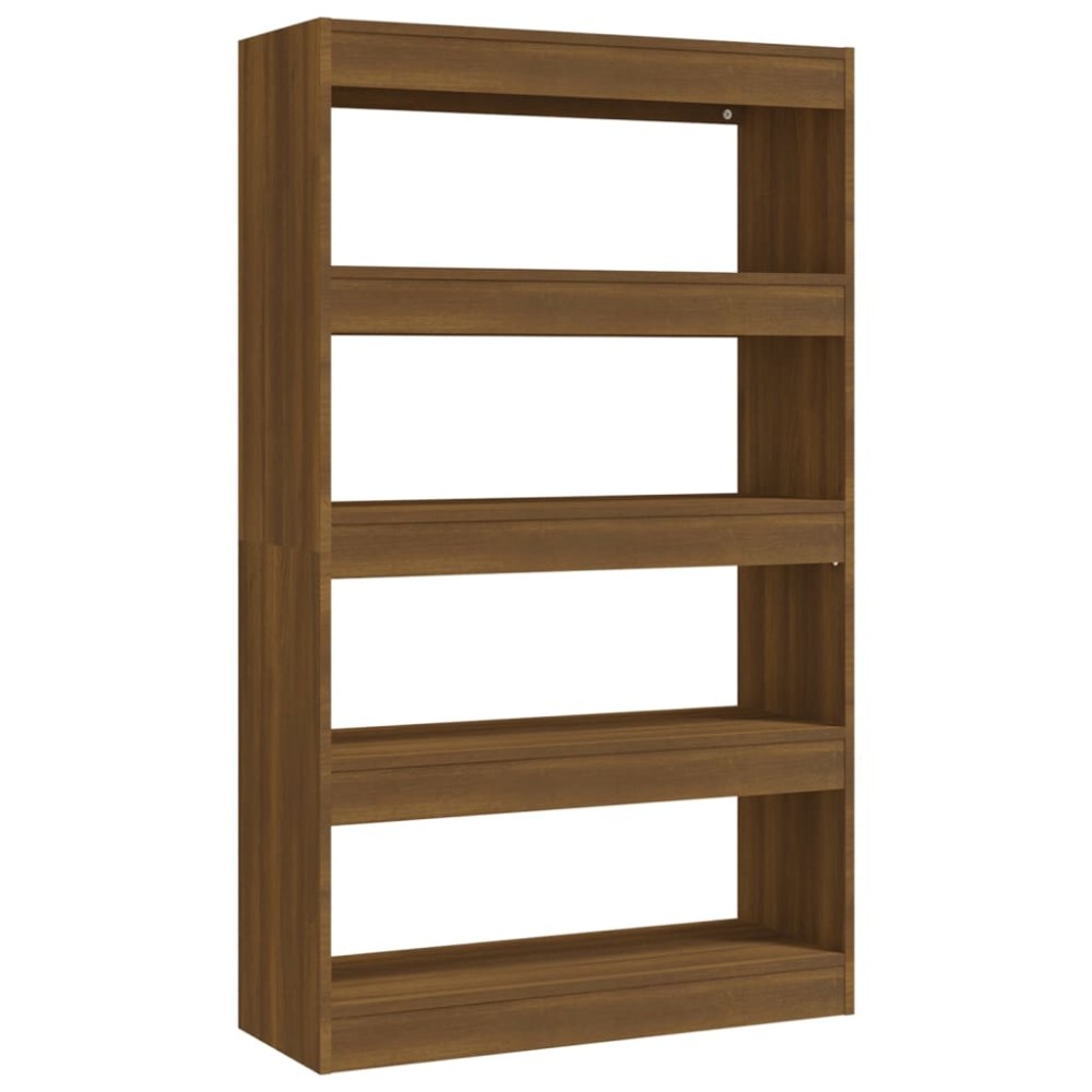 vidaXL Bibliotecă/Separator cameră, stejar maro, 80x30x135 cm, PAL