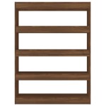 vidaXL Bibliotecă/Separator cameră, stejar maro, 100x30x135 cm vidaXL Bibliotecă/Separator cameră, stejar maro, 100x30x135 cm