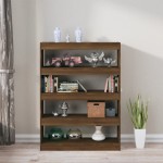 vidaXL Bibliotecă/Separator cameră, stejar maro, 100x30x135 cm vidaXL Bibliotecă/Separator cameră, stejar maro, 100x30x135 cm