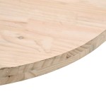 vidaXL Blat de masă, Ø30x2,5 cm, lemn masiv de pin