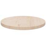 vidaXL Blat de masă, Ø40x2,5 cm, lemn masiv de pin