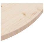 vidaXL Blat de masă, Ø90x2,5 cm, lemn masiv de pin