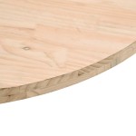 vidaXL Blat de masă, Ø90x2,5 cm, lemn masiv de pin