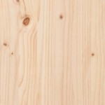 vidaXL Blat de masă, Ø90x2,5 cm, lemn masiv de pin
