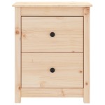vidaXL Dulap noptieră, 50x35x61,5 cm, lemn masiv de pin