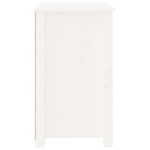 vidaXL Noptieră, alb, 50x35x61,5 cm, lemn masiv de pin