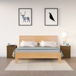 vidaXL Noptiere, 2 buc, maro miere, 50x35x61,5 cm, lemn masiv de pin