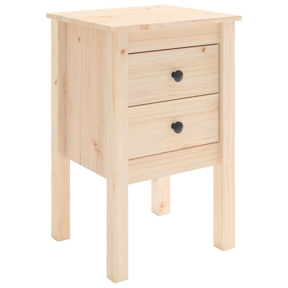 vidaXL Noptiere, 40x35x61,5 cm, lemn masiv de pin