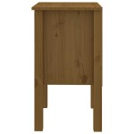 vidaXL Noptiere, 2 buc, maro miere, 40x35x61,5 cm, lemn masiv de pin
