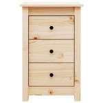 vidaXL Noptiere, 2 buc., 40x35x61,5 cm, lemn masiv de pin