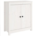 vidaXL Servantă, alb, 70x35x80 cm, lemn masiv de pin vidaXL Servantă, alb, 70x35x80 cm, lemn masiv de pin