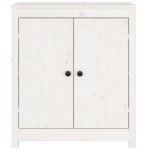 vidaXL Servantă, alb, 70x35x80 cm, lemn masiv de pin vidaXL Servantă, alb, 70x35x80 cm, lemn masiv de pin