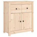 vidaXL Servantă, 70x35x80 cm, lemn masiv de pin