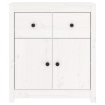 vidaXL Servantă, alb, 70x35x80 cm, lemn masiv de pin vidaXL Servantă, alb, 70x35x80 cm, lemn masiv de pin