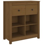vidaXL Servantă, maro miere, 70x35x80 cm, lemn masiv de pin