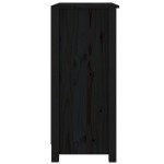vidaXL Servantă, negru, 70x35x80 cm, lemn masiv de pin vidaXL Servantă, negru, 70x35x80 cm, lemn masiv de pin