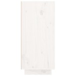 vidaXL Servantă, alb, 111x34x75 cm, lemn masiv de pin