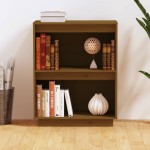 vidaXL Dulap consolă, maro miere, 60x34x75 cm, lemn masiv de pin