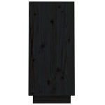 vidaXL Dulap consolă, negru, 60x34x75 cm, lemn masiv de pin vidaXL Dulap consolă, negru, 60x34x75 cm, lemn masiv de pin