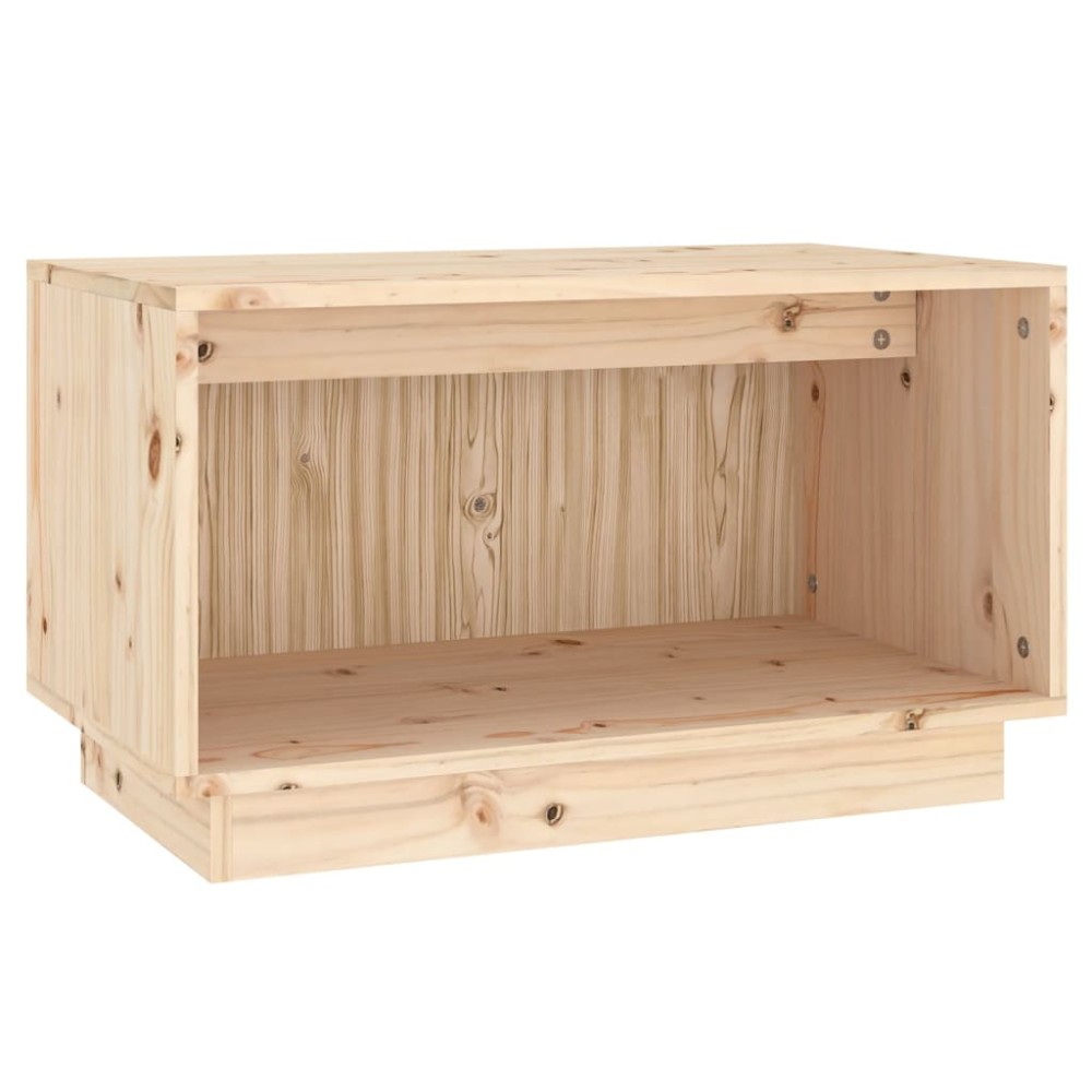 vidaXL Comodă TV, 60x35x35 cm, lemn masiv de pin