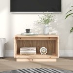 vidaXL Comodă TV, 60x35x35 cm, lemn masiv de pin