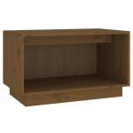 vidaXL Comodă TV, maro miere, 60x35x35 cm, lemn masiv de pin vidaXL Comodă TV, maro miere, 60x35x35 cm, lemn masiv de pin