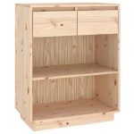 vidaXL Dulap consolă, 60x34x75 cm, lemn masiv de pin vidaXL Dulap consolă, 60x34x75 cm, lemn masiv de pin