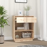 vidaXL Dulap consolă, 60x34x75 cm, lemn masiv de pin vidaXL Dulap consolă, 60x34x75 cm, lemn masiv de pin