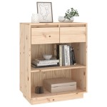 vidaXL Dulap consolă, 60x34x75 cm, lemn masiv de pin vidaXL Dulap consolă, 60x34x75 cm, lemn masiv de pin