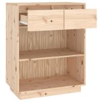 vidaXL Dulap consolă, 60x34x75 cm, lemn masiv de pin vidaXL Dulap consolă, 60x34x75 cm, lemn masiv de pin