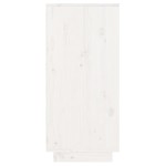 vidaXL Dulap consolă, alb, 60x34x75 cm, lemn masiv de pin vidaXL Dulap consolă, alb, 60x34x75 cm, lemn masiv de pin