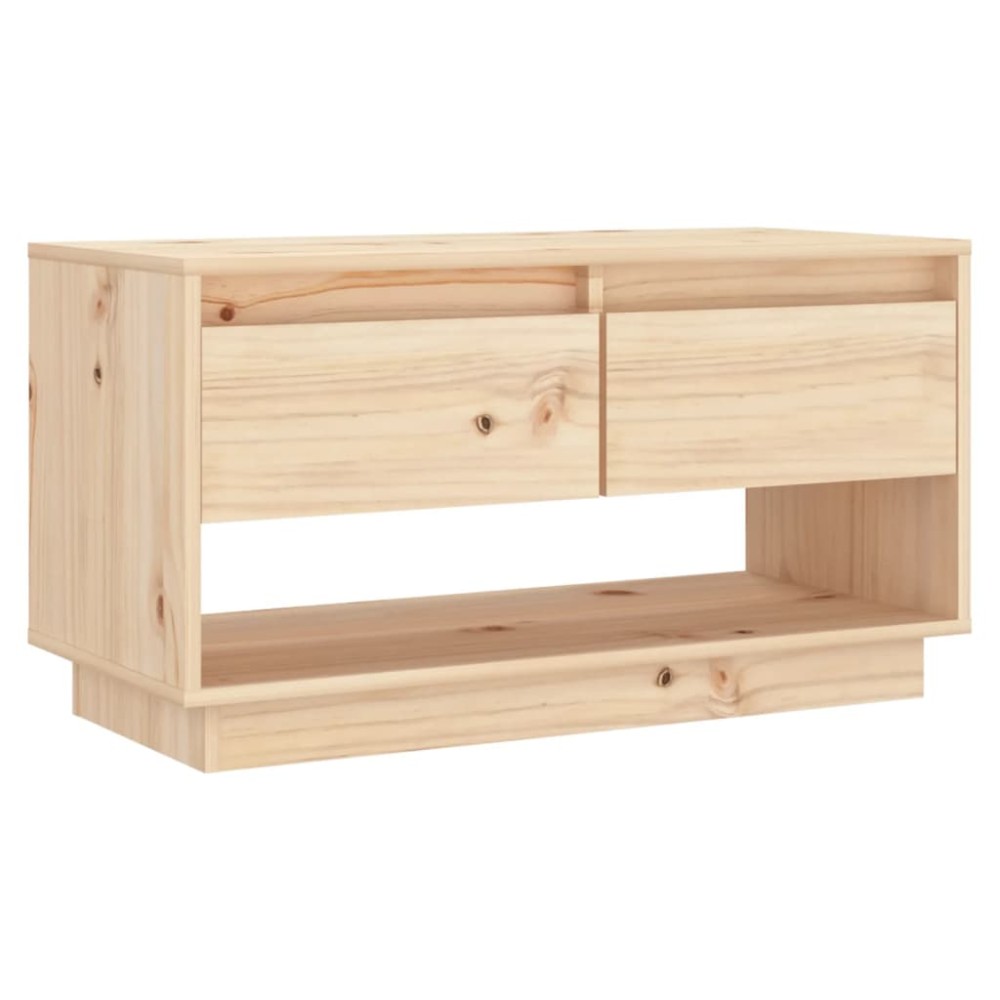vidaXL Comodă TV, 74x34x40 cm, lemn masiv de pin